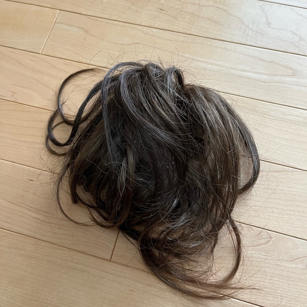 Toni Brattin Brown Clip-In Hair Topper Toupee for Women - Natural Brown